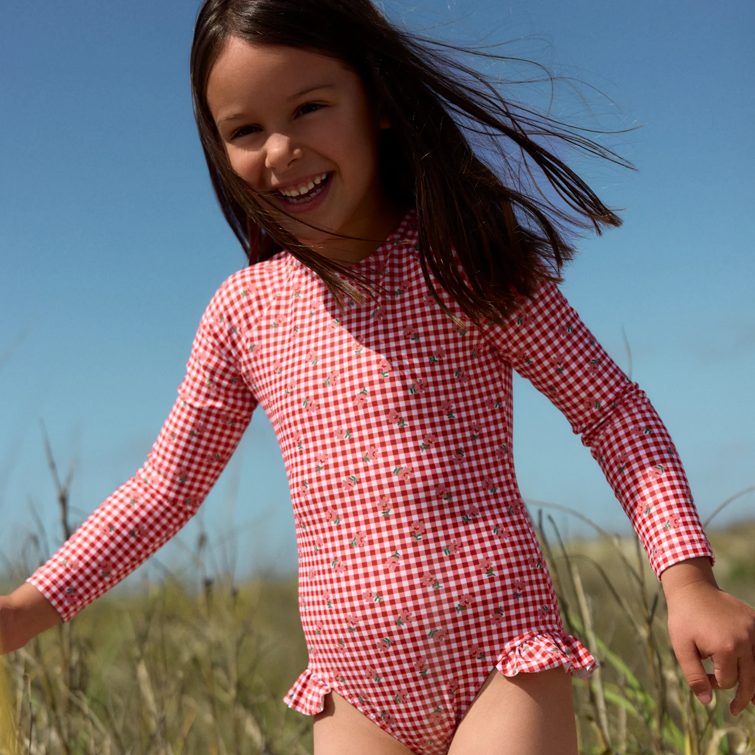 Child styled in Minnow