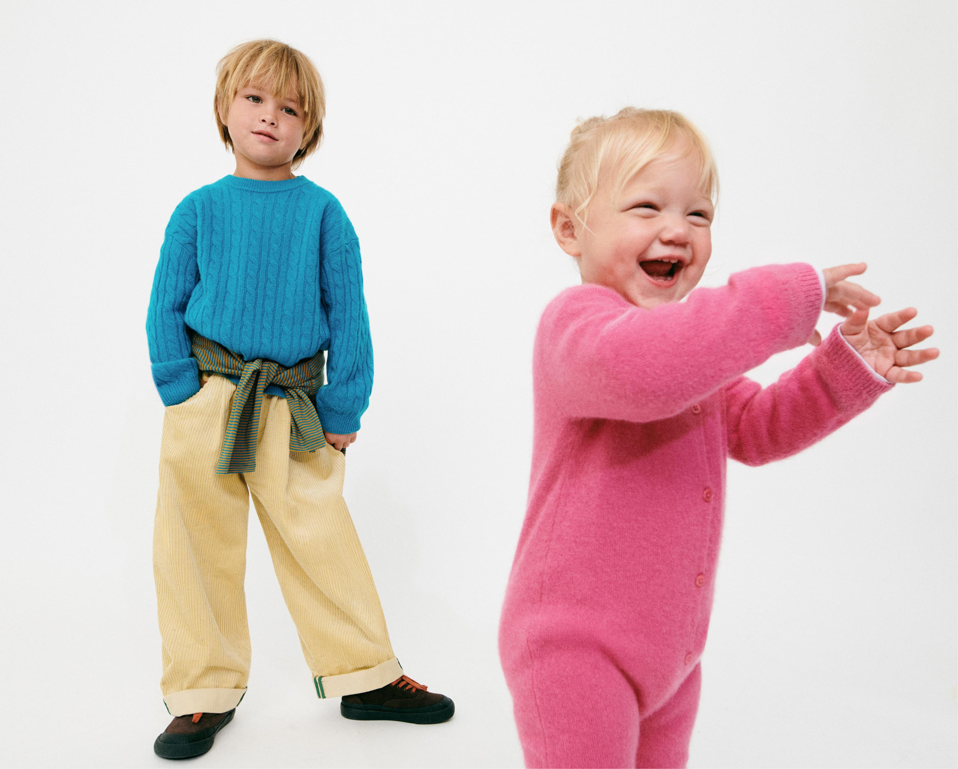 Child styled in Zara