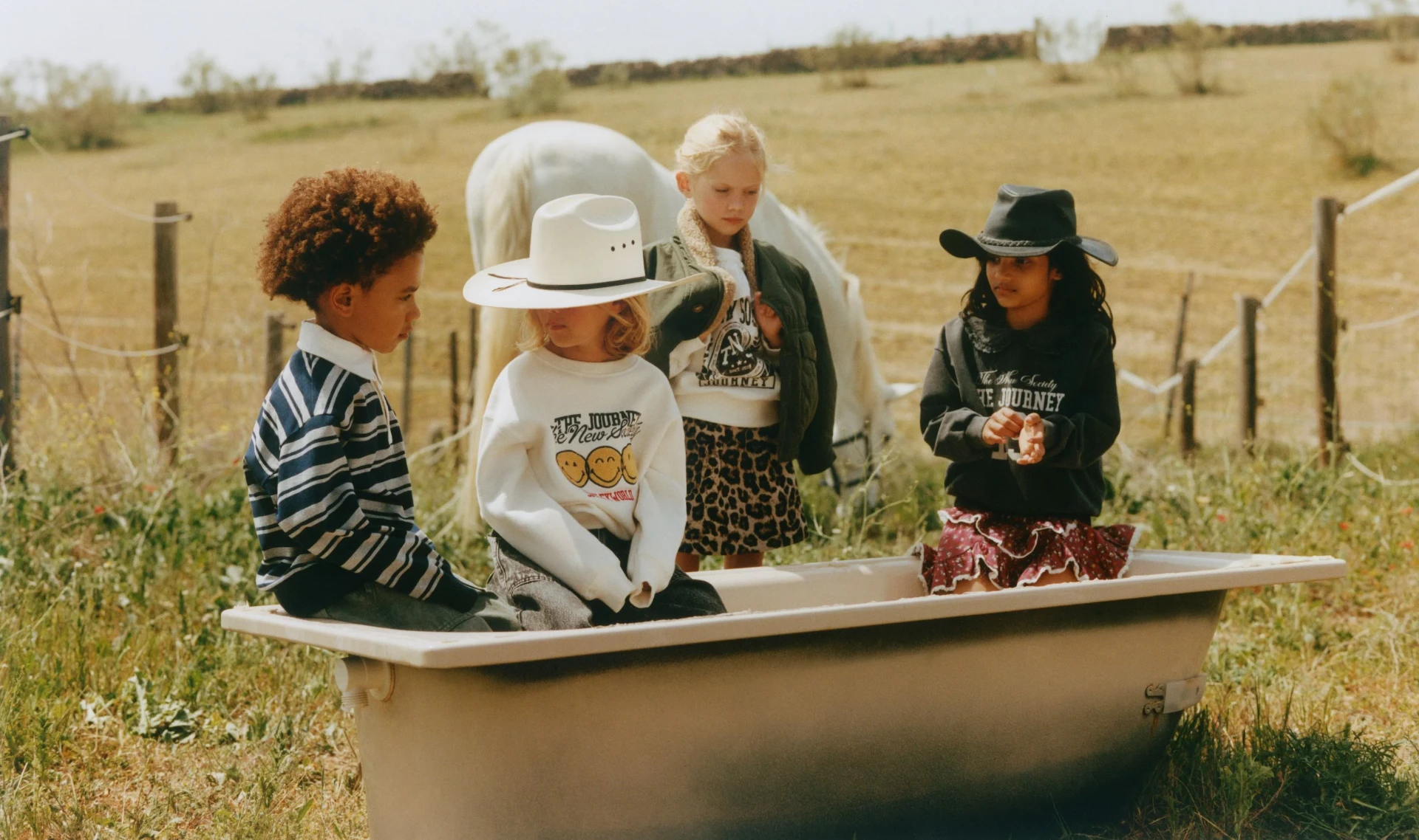 Child styled in The New Society